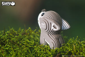 Öko-Puzzle 3D Wolf von Eugy, umweltfreundliches Puzzle in tierischer Form