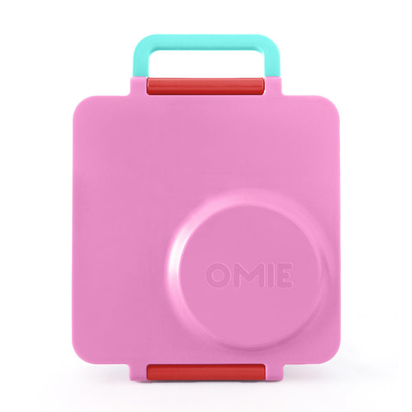 Lunchbox mit Thermoskanne OmieBox – Pink Berry praktisch und auslaufsicher für warme Mahlzeiten