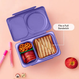 Lunchbox mit Thermosbehälter OmieBox Up – Galaxy Purple