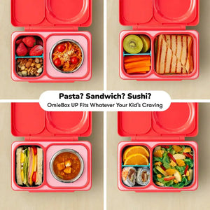 Lunchbox mit Thermosbehälter OmieBox Up – Cherry Pink