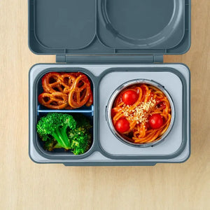 Lunchbox mit Thermosbehälter OmieBox Up – Graphite
