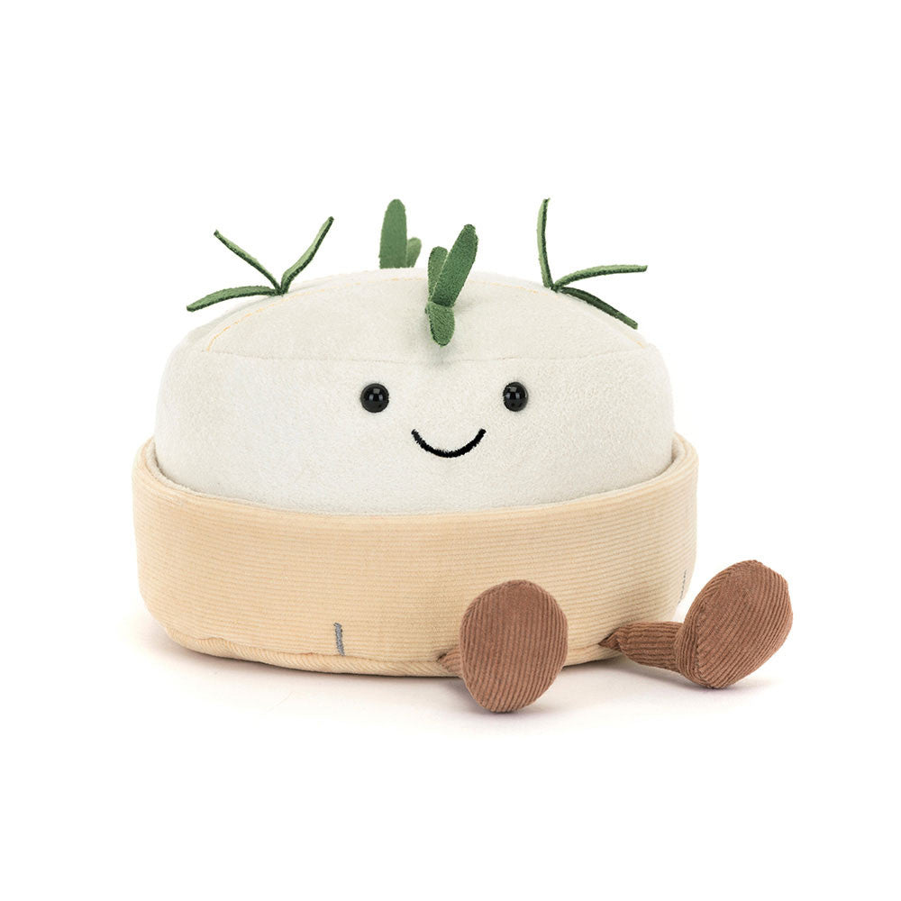 Jellycat Plüsch-Camembert 13 cm Kuschelweich und süß mit kleinen Beinen und freundlichem Gesicht