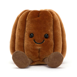Jellycat Plüsch Canelés aus Frankreich mit freundlichem Gesicht und weichen, braunen Texturen