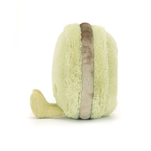 Plüsch Happy Macaroon Pistazie Max 12 cm von Jellycat weiches Kuscheltier in Pastellgrün