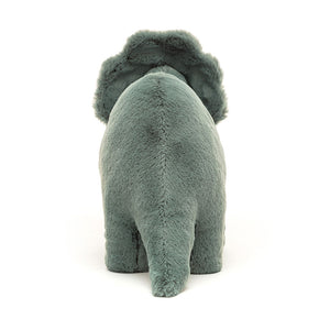 Plüschdinosaurier – Triceratops Türkis 17 cm - tablude.com