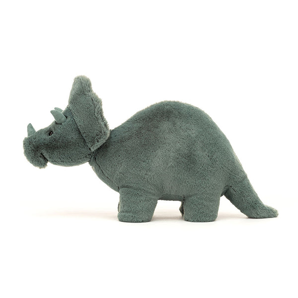 Plüschdinosaurier – Triceratops Türkis 17 cm - tablude.com