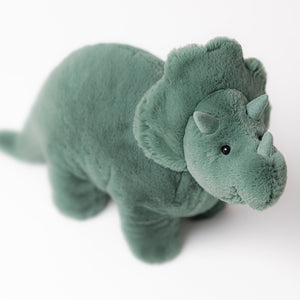 Plüschdinosaurier – Triceratops Türkis 17 cm - tablude.com
