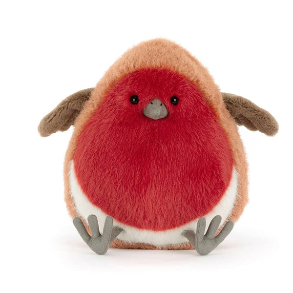 Jellycat Plum Kuscheltier Rotkehlchen weich und knuddelig, ideal für Kinder zum Spielen und Kuscheln