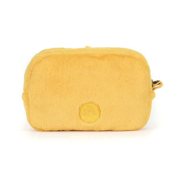 Jellycat Plüsch-Federtasche Schminktasche Lächelnder Sonnenschein 19 cm gelb weich und kompakt