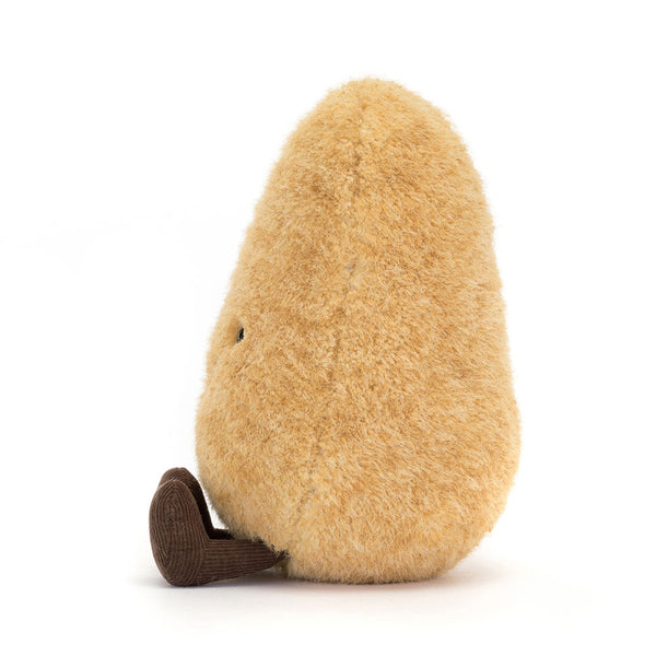 Jellycat Plüsch-Kartoffel 19 cm Kuscheliges Stofftier in Kartoffelform mit braunen Beinen