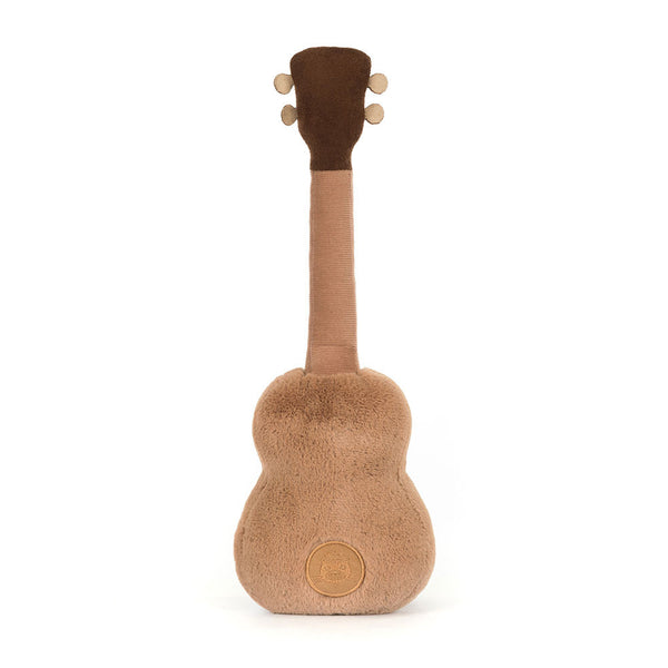Jellycat Plüsch-Ukulele für Kinder aus weichem braunem Stoff für gemütliches Kuscheln