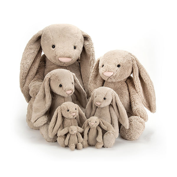 Plüschkaninchen – beige 18 cm - tablude.com