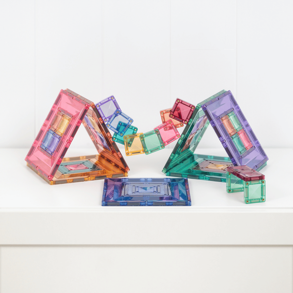 Magnetische Bausteine – Pastel Portal Pack (48 Teile)