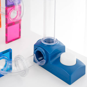 Magnetbauklötze – Ball Run Launcher Pack, 47 Teile