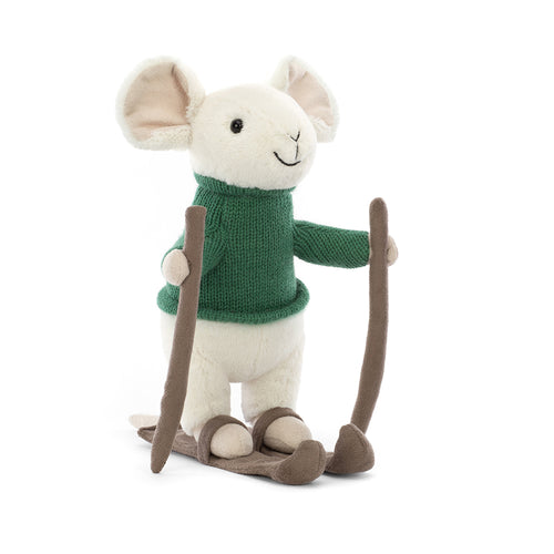 Plüschmaus – Merry Mouse Skiing - tablude.com