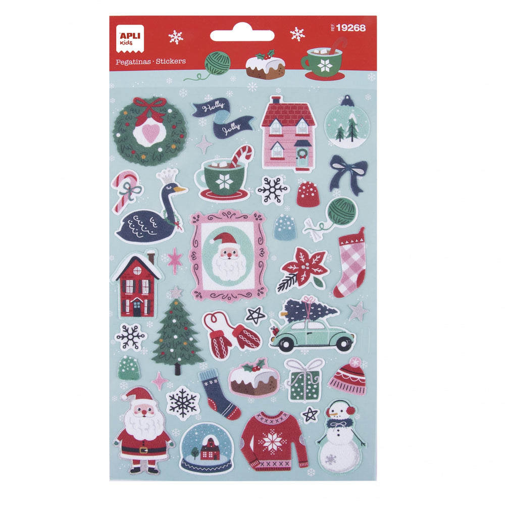 Weihnachtsaufkleber – Holly Jolly - tablude.com