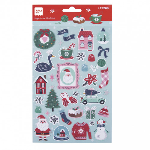 Weihnachtsaufkleber – Holly Jolly - tablude.com