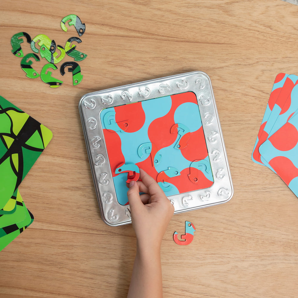 Magnetisches Puzzlespiel – Chamäleons - tablude.com