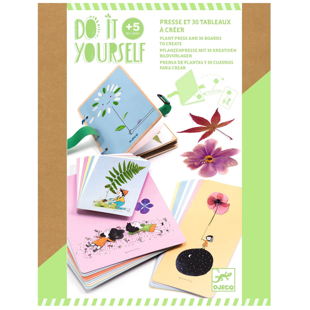 Kreativsets zum Selbermachen - Herbarium mit dekorativen Karten - tablude.com