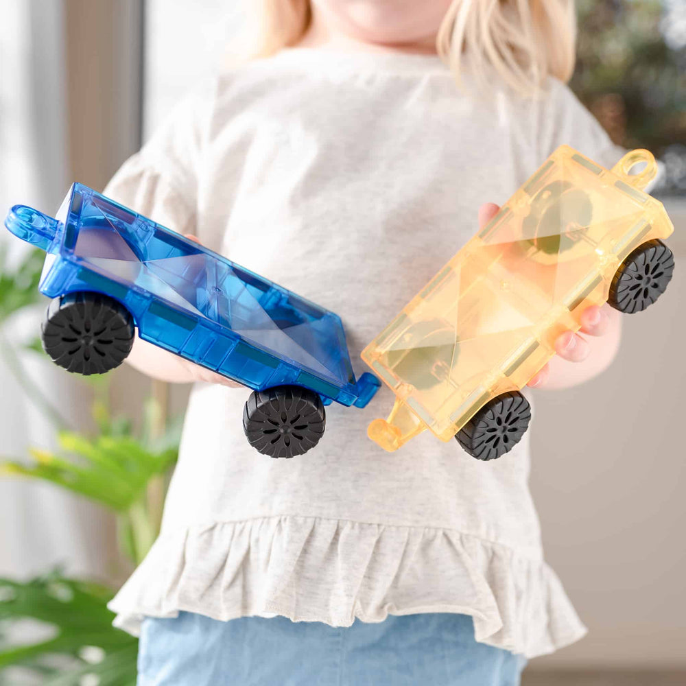 Magnetbausteine – Rainbow Car Pack 2 Teile - tablude.com