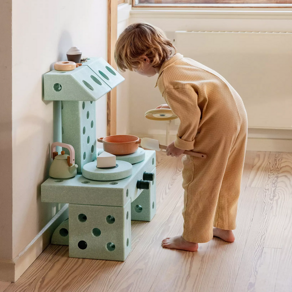 Kreative Bausteine zur Förderung der Grobmotorik Dreamer Set – mint 25 in 1 - tablude.com