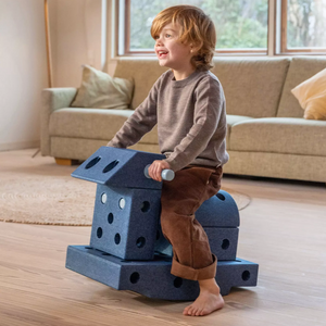 Kreative Bausteine zur Förderung der Grobmotorik Explorer Set – blau 15w1 - tablude.com