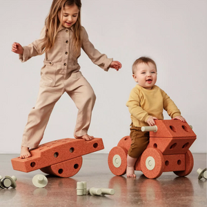 Kreative Bausteine zur Förderung der Grobmotorik Dreamer Set – orange 25 in 1 - tablude.com