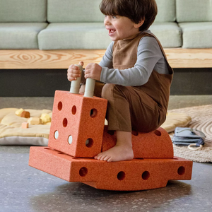 Kreative Bausteine zur Förderung der Grobmotorik Explorer Set – orange 15 in 1 - tablude.com