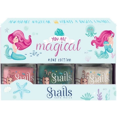 Set mit 3 Nagellacken für Kinder Mini - Mermaid Sonderedition