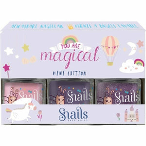 Set mit 3 Nagellacken für Kinder Mini - Unicorn Sonderedition