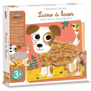 Fädelspiel - Flauschige Tiere vom Bauernhof