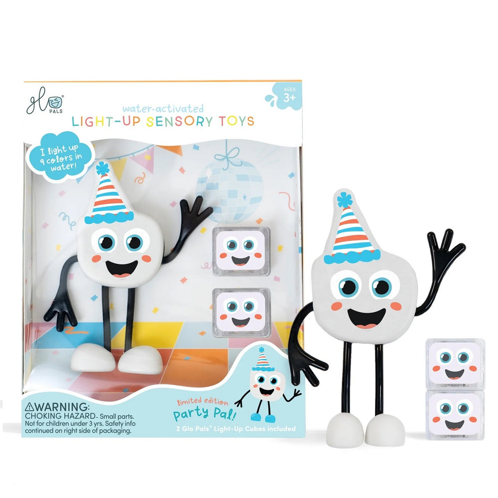 Badefigur Party Pal – Set mit zwei im Wasser leuchtenden Sensorikwürfeln - tablude.com