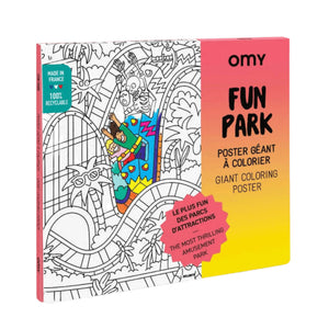 Riesiges Malbuch – Vergnügungspark 100 x 70 cm - tablude.com