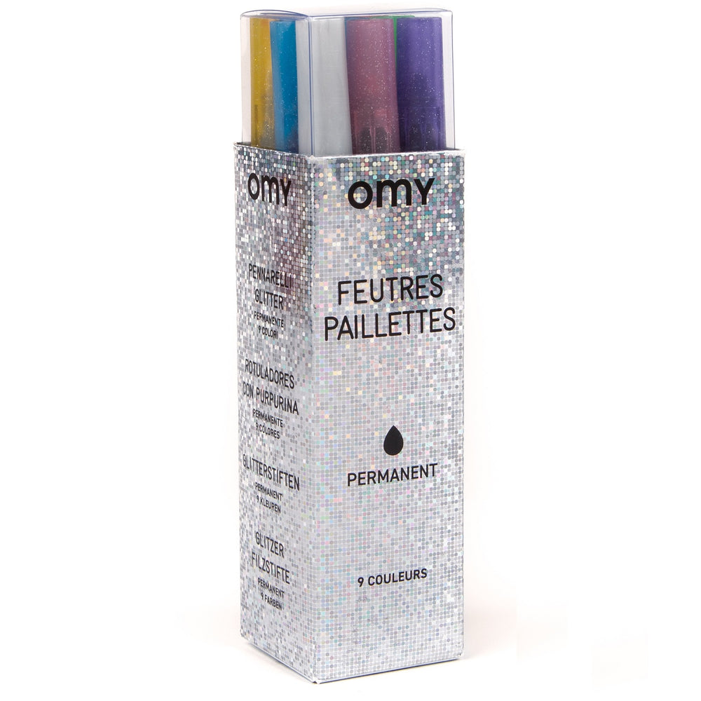 Marker - Glitter 9 Stk. - tablude.com