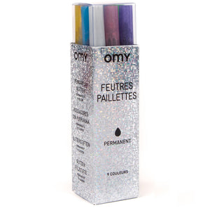 Marker - Glitter 9 Stk. - tablude.com