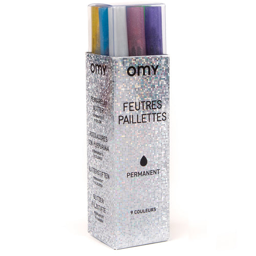 Marker - Glitter 9 Stk. - tablude.com