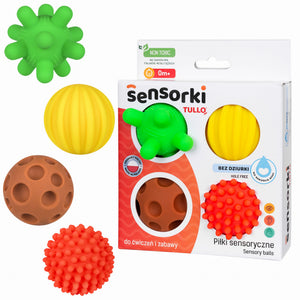 Sensorik-Bälle 4 Stück ohne Loch