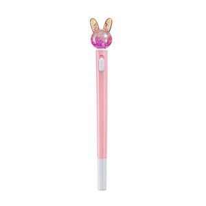 Kugelschreiber mit Tiermotiv – rosa Kaninchen