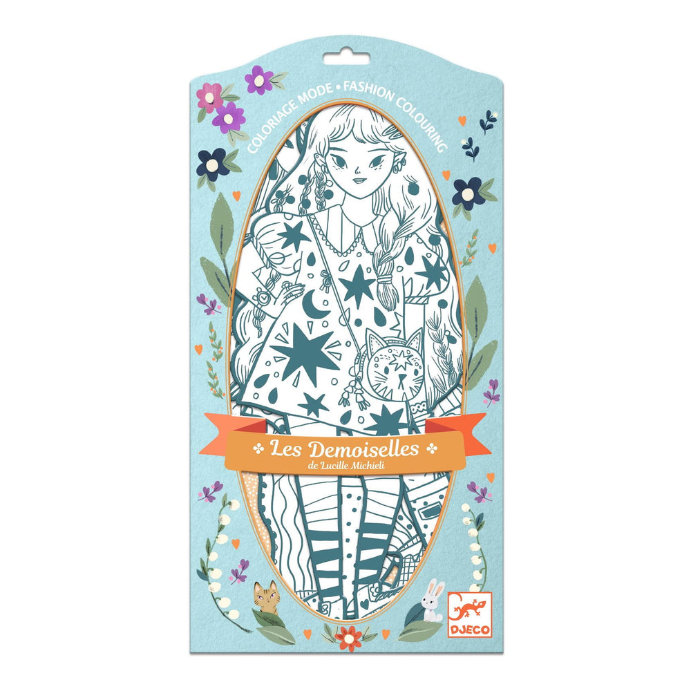 Malvorlagen für elegante Mädchen  - Angele - tablude.com