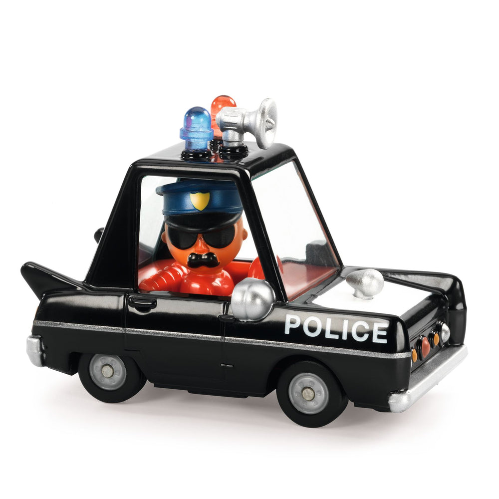 Samochód Djeco Crazy Motors - Hurry Police - tablude.com