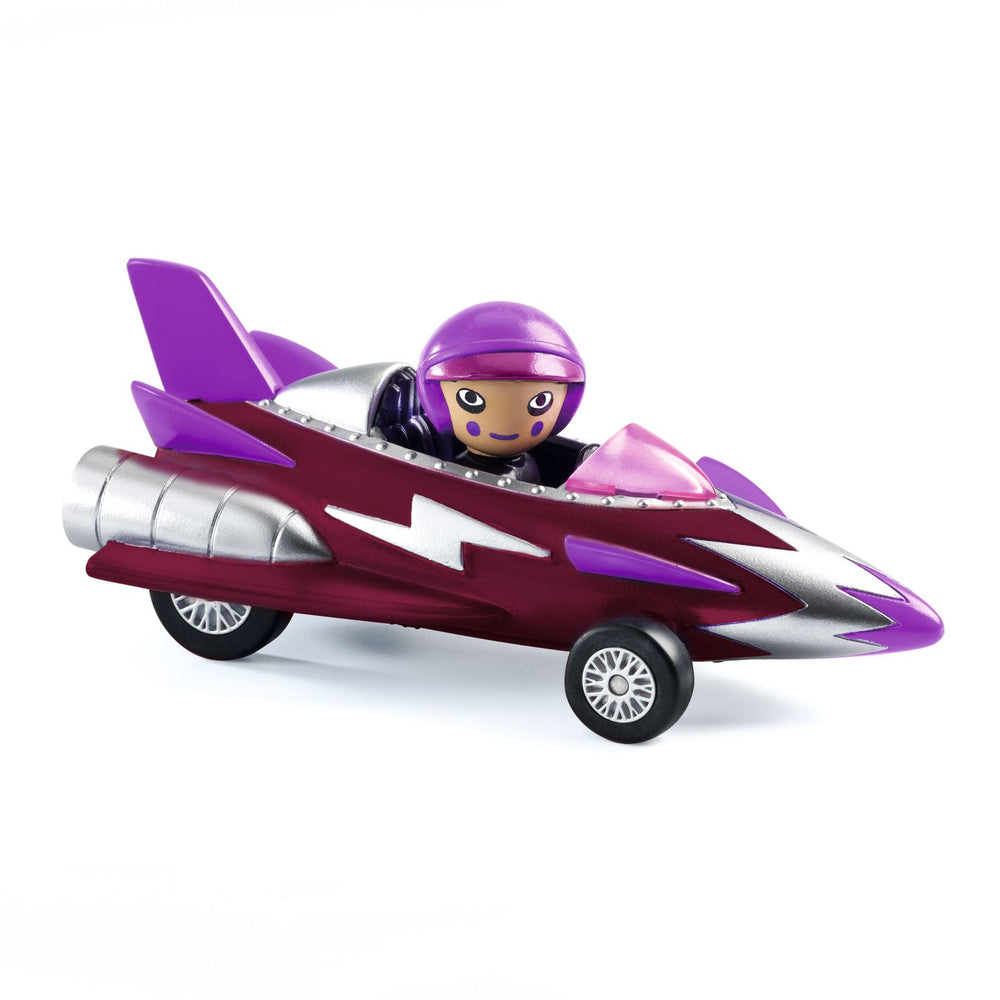 Samochód Djeco Crazy Motors - Miss Burgundy - tablude.com