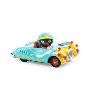 Samochód Djeco Crazy Motors - Blue Gun - tablude.com