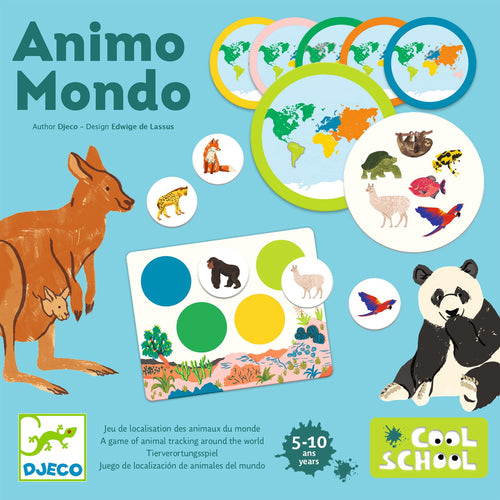 Gra edukacyjna lotto Djeco - Zwierzęta Świata - tablude.com