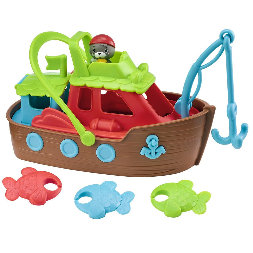 Fischerboot – 3-in-1 Badespielzeug - tablude.com