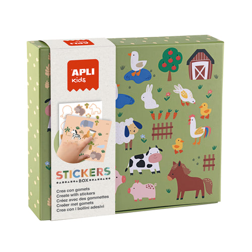 Set mit Aufklebern – Tiere und ihre Umgebung - tablude.com