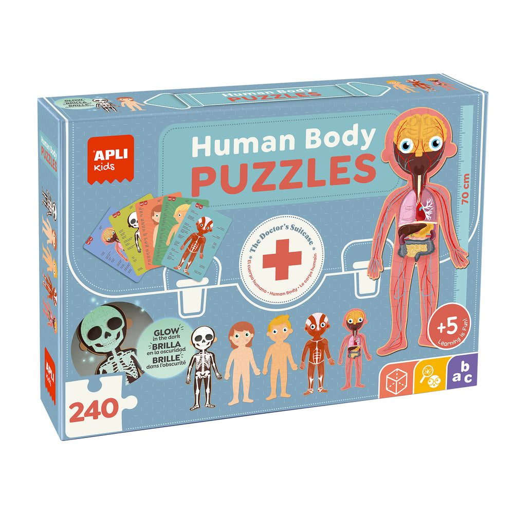 Lernpuzzle – Der menschliche Körper 5+ - tablude.com
