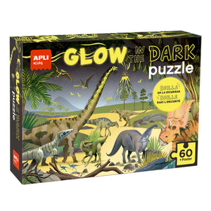Im Dunkeln leuchtendes Puzzle – Dinosaurier 4+ - tablude.com