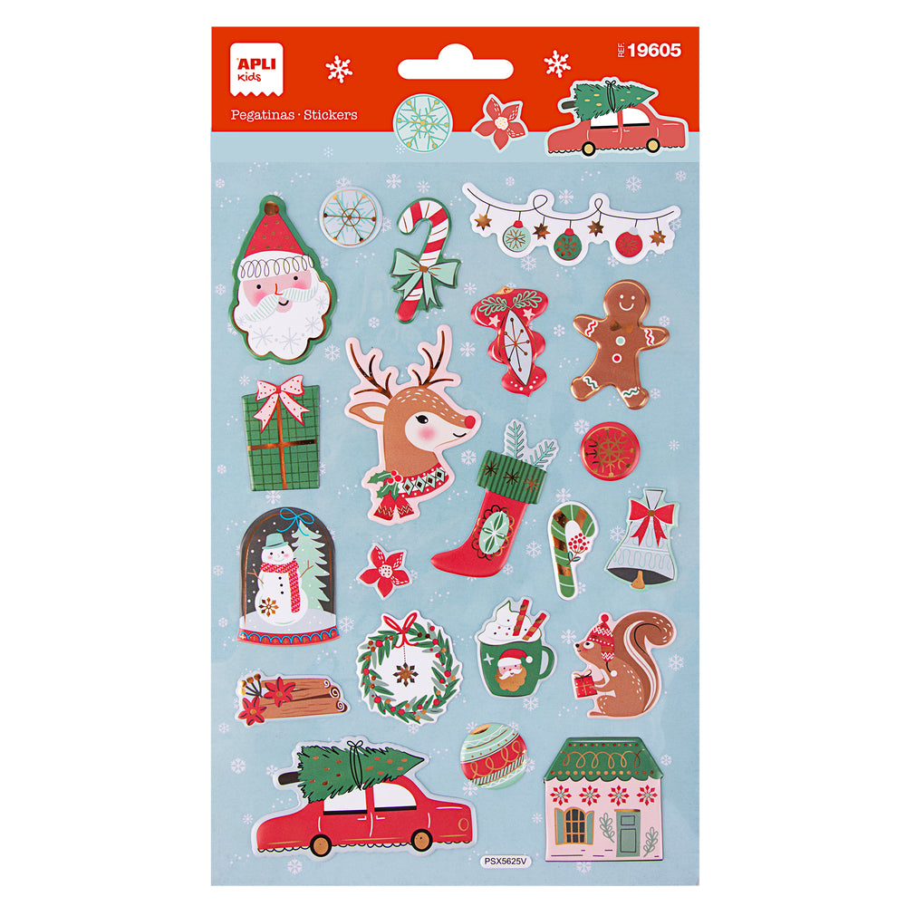 Weihnachtsaufkleber – Rentier - tablude.com