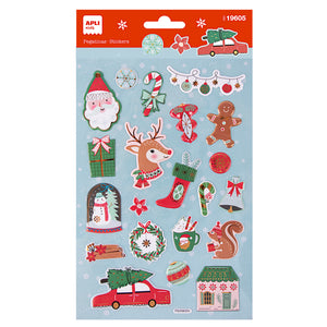 Weihnachtsaufkleber – Rentier - tablude.com
