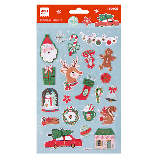 Weihnachtsaufkleber – Rentier - tablude.com